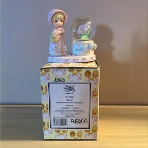 Precious Moments March excellent condition displayed in curio with box